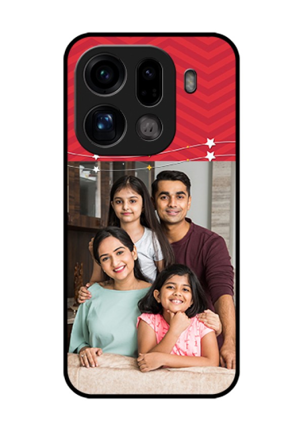 Oppo Find X9 Pro 5G Custom Glass Phone Case - Happy Family Design