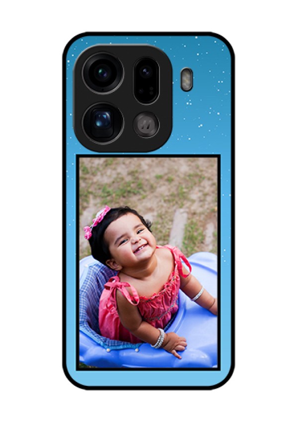 Oppo Find X9 Pro 5G Custom Glass Phone Case - Wave Pattern Colorful Design