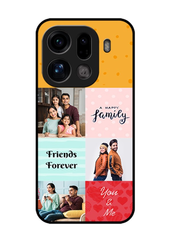 Oppo Find X9 Pro 5G Custom Glass Phone Case - Images With Quotes Design
