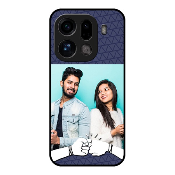 Oppo Find X9 Pro 5G Custom Glass Phone Case - With Best Friends Design