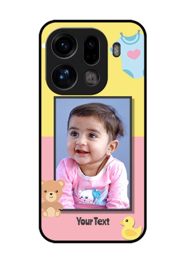 Oppo Find X9 Pro 5G Custom Glass Phone Case - Kids 2 Color Design