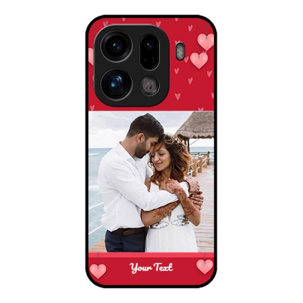 Oppo Find X9 Pro 5G Custom Glass Phone Case - Valentines Day Design
