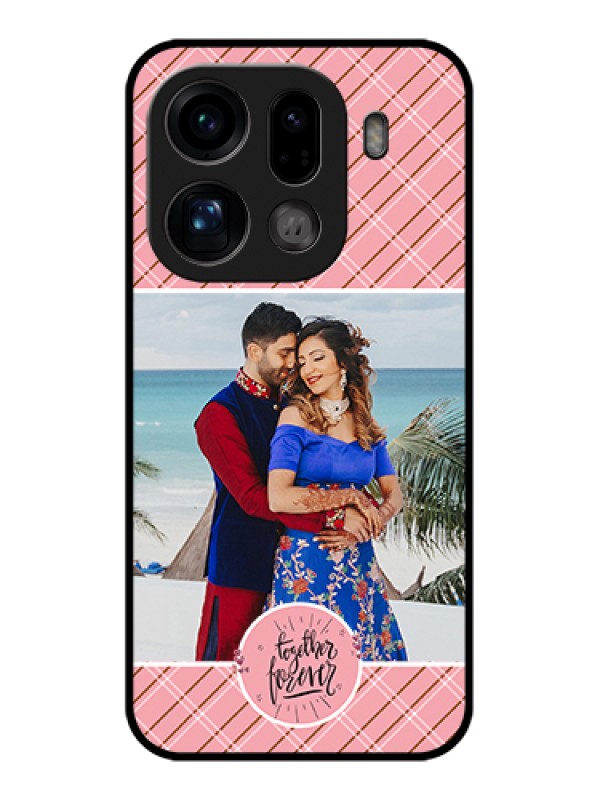 Custom Oppo Find X9 Pro 5G Custom Glass Phone Case - Together Forever Design