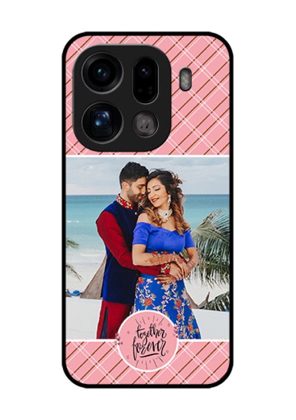 Oppo Find X9 Pro 5G Custom Glass Phone Case - Together Forever Design