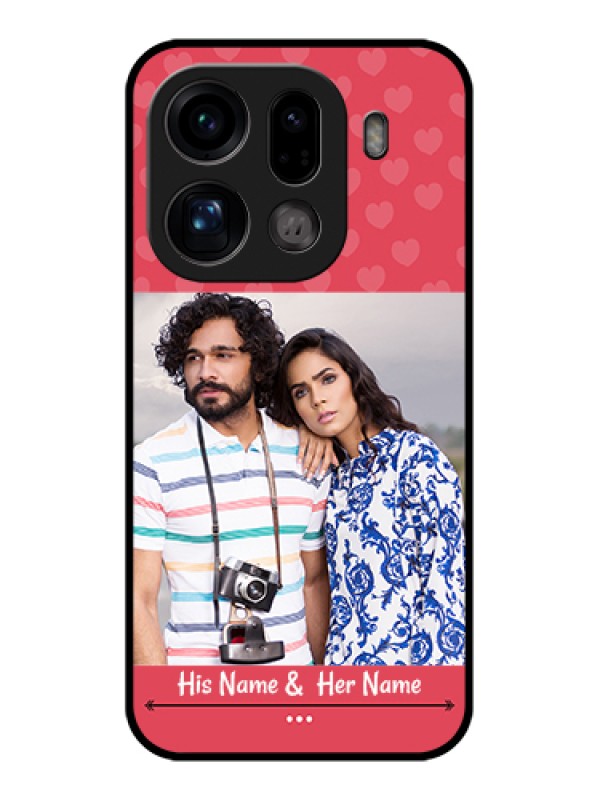 Custom Oppo Find X9 Pro 5G Custom Glass Phone Case - Simple Love Design