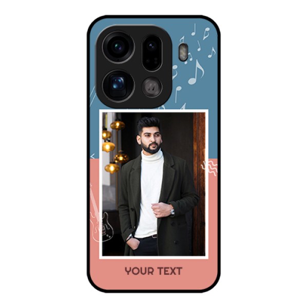 Oppo Find X9 Pro 5G Custom Glass Phone Case - With Color Musical Note Design Oppo Find X9 Pro 5G Custom Glass Phone Case - With Color Musical Note Design
