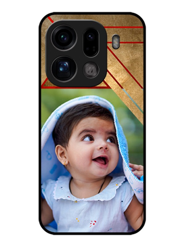 Custom Oppo Find X9 Pro 5G Custom Glass Phone Case - Gradient Abstract Texture Design
