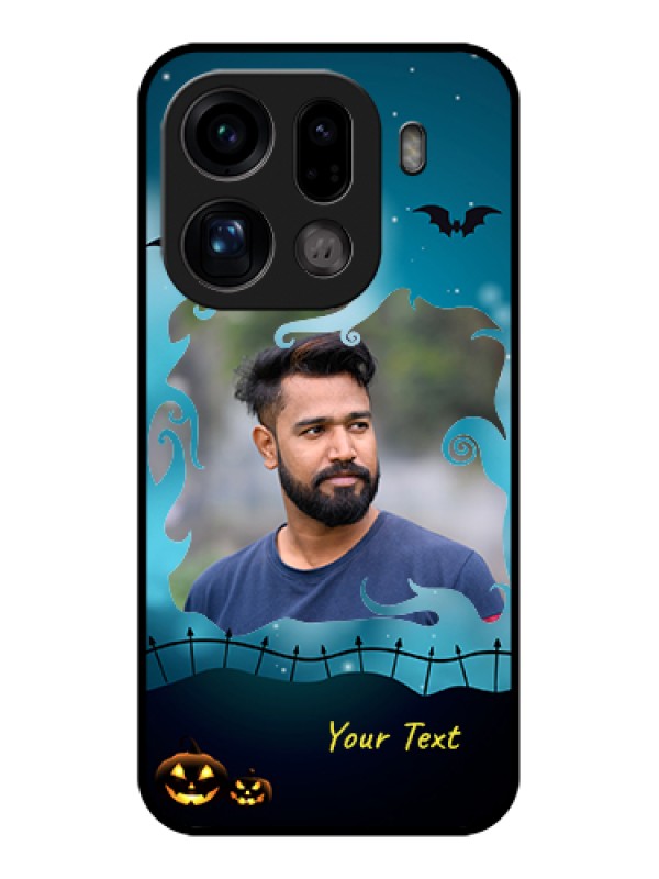 Custom Oppo Find X9 Pro 5G Custom Glass Phone Case - Halloween Frame Design