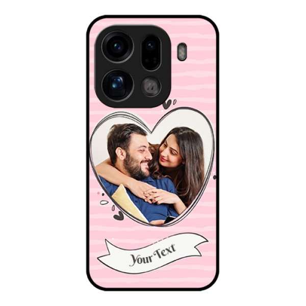 Oppo Find X9 Pro 5G Custom Glass Phone Case - Vintage Heart Design