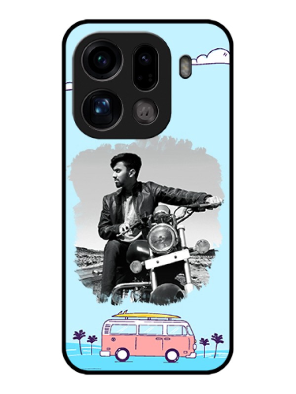 Custom Oppo Find X9 Pro 5G Custom Glass Phone Case - Travel & Adventure Design