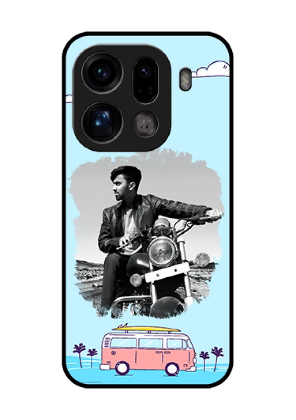 Oppo Find X9 Pro 5G Custom Glass Phone Case - Travel & Adventure Design