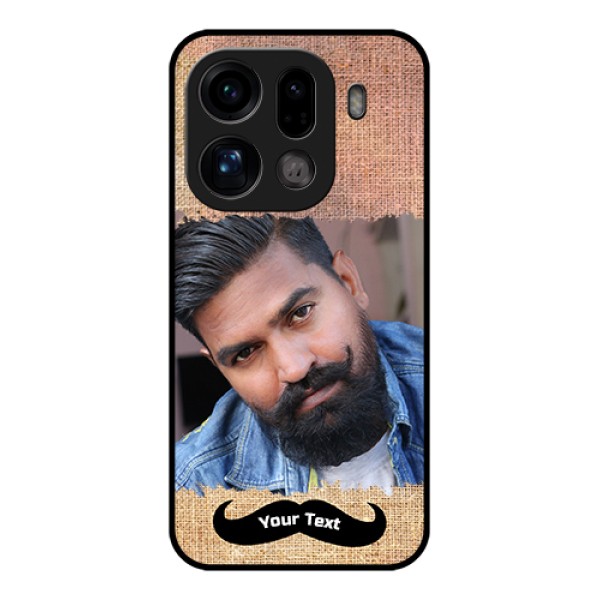 Oppo Find X9 Pro 5G Custom Glass Phone Case - With Texture Design