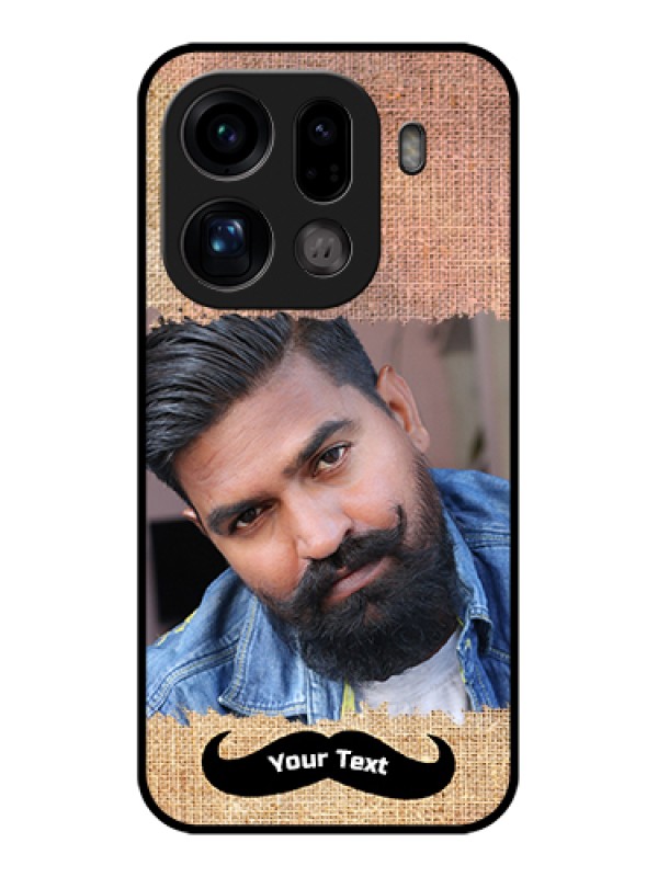 Custom Oppo Find X9 Pro 5G Custom Glass Phone Case - With Texture Design