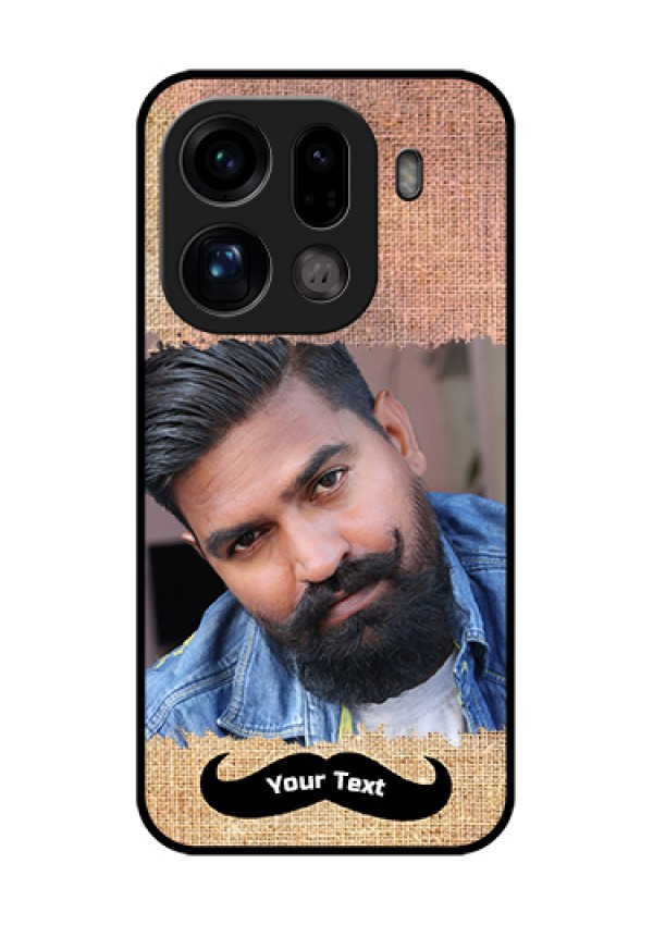 Oppo Find X9 Pro 5G Custom Glass Phone Case - With Texture Design