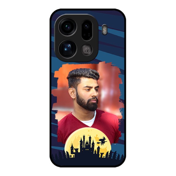 Oppo Find X9 Pro 5G Custom Glass Phone Case - Halloween Witch Design