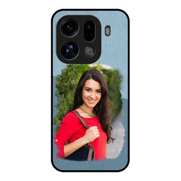 Oppo Find X9 Pro 5G Custom Glass Phone Case - Grunge Line Art Design