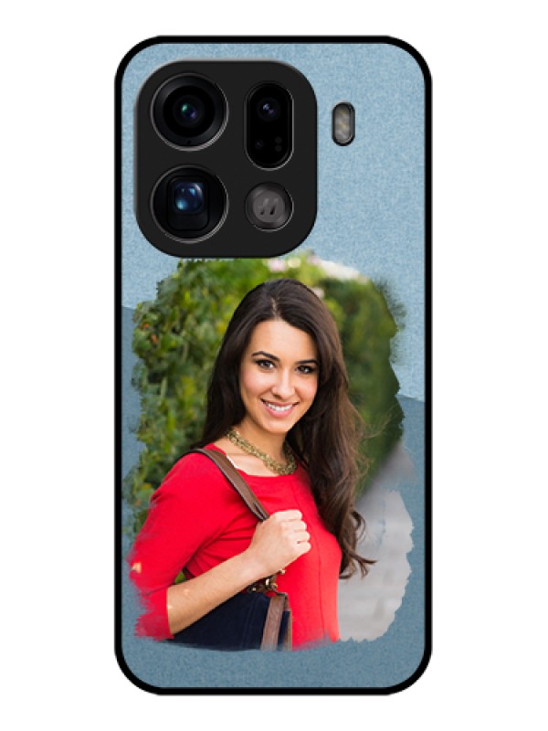 Custom Oppo Find X9 Pro 5G Custom Glass Phone Case - Grunge Line Art Design