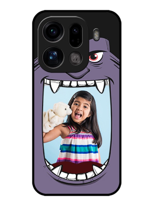 Custom Oppo Find X9 Pro 5G Custom Glass Phone Case - Angry Monster Design