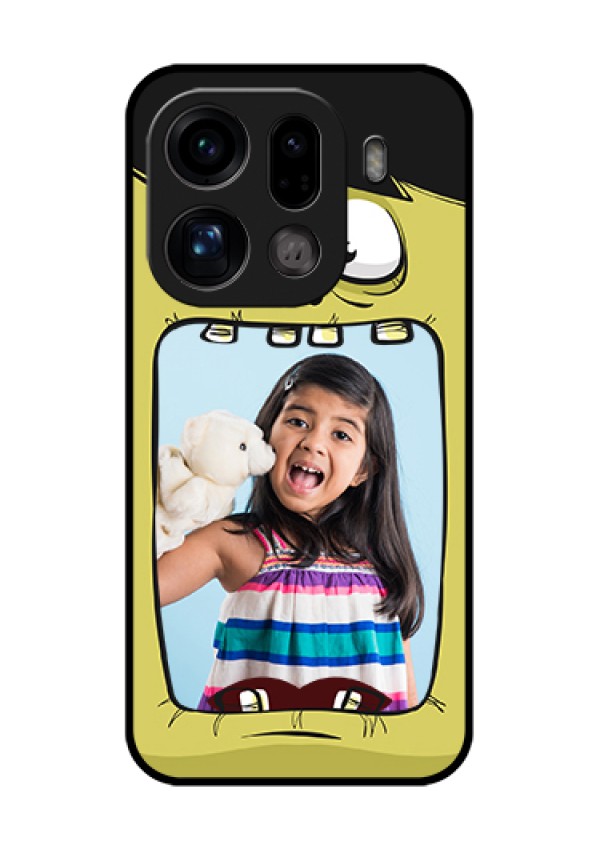 Oppo Find X9 Pro 5G Custom Glass Phone Case - Cartoon Monster Back Case Design