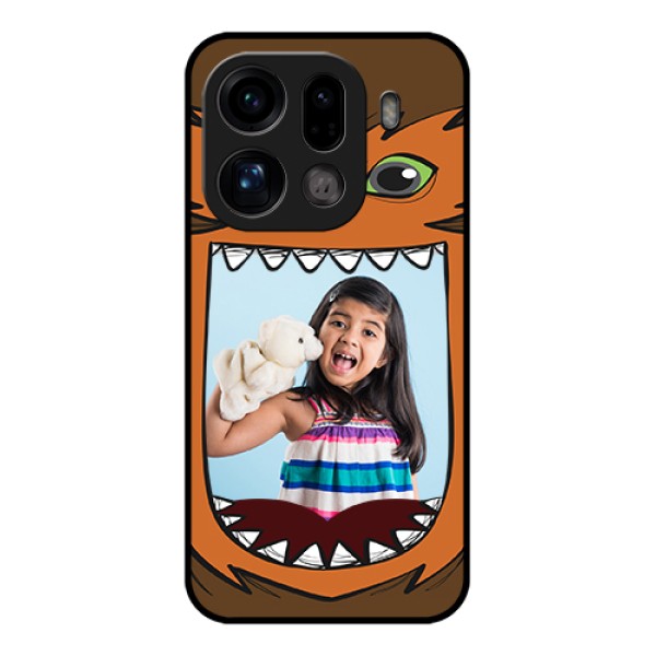 Oppo Find X9 Pro 5G Custom Glass Phone Case - Owl Monster Back Case Design Oppo Find X9 Pro 5G Custom Glass Phone Case - Owl Monster Back Case Design