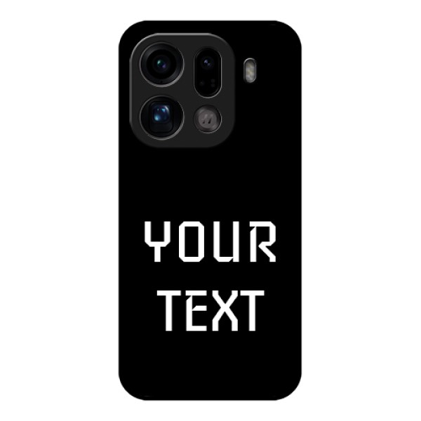 Oppo Find X9 Pro 5G Custom Glass Phone Case - Your Name Design