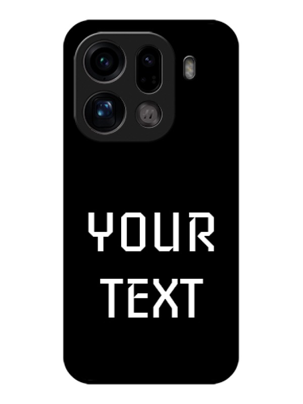 Custom Oppo Find X9 Pro 5G Custom Glass Phone Case - Your Name Design