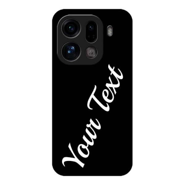 Oppo Find X9 Pro 5G Custom Glass Phone Case - With Your Name Design