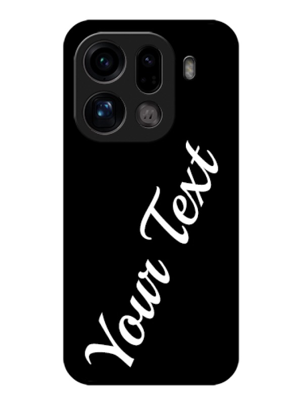 Custom Oppo Find X9 Pro 5G Custom Glass Phone Case - With Your Name Design