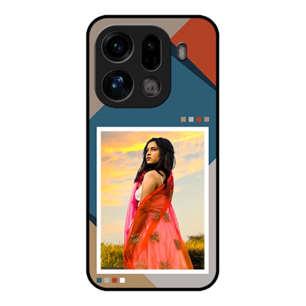 Oppo Find X9 Pro 5G Custom Glass Phone Case - Retro Color Pallet Design Oppo Find X9 Pro 5G Custom Glass Phone Case - Retro Color Pallet Design