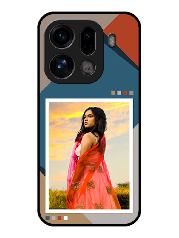 Custom Oppo Find X9 Pro 5G Custom Glass Phone Case - Retro Color Pallet Design