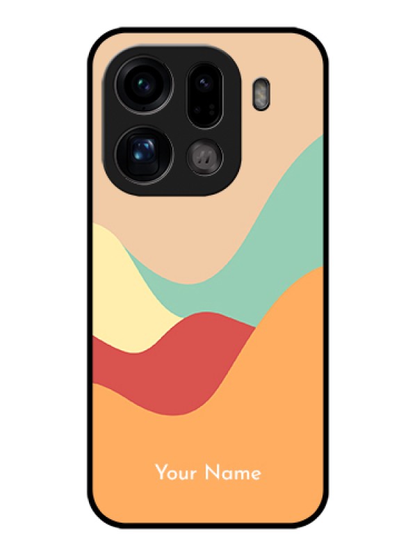 Custom Oppo Find X9 Pro 5G Custom Glass Phone Case - Ocean Waves Multi - Colour Design