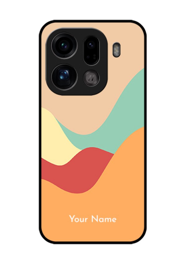 Oppo Find X9 Pro 5G Custom Glass Phone Case - Ocean Waves Multi - Colour Design