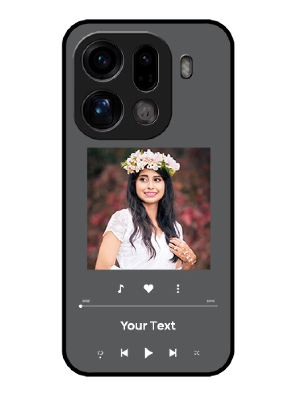 Custom Oppo Find X9 Pro 5G Custom Glass Phone Case - Play The Music Design