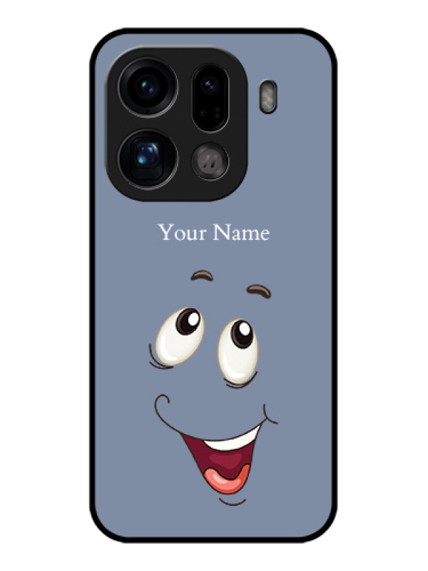 Custom Oppo Find X9 Pro 5G Custom Glass Phone Case - Laughing Cartoon Face Design