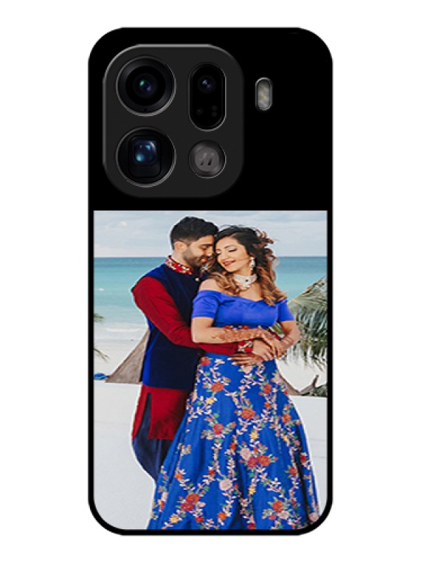 Custom Oppo Find X9 Pro 5G Custom Glass Phone Case - Upload Full Picture With Custom Color Design