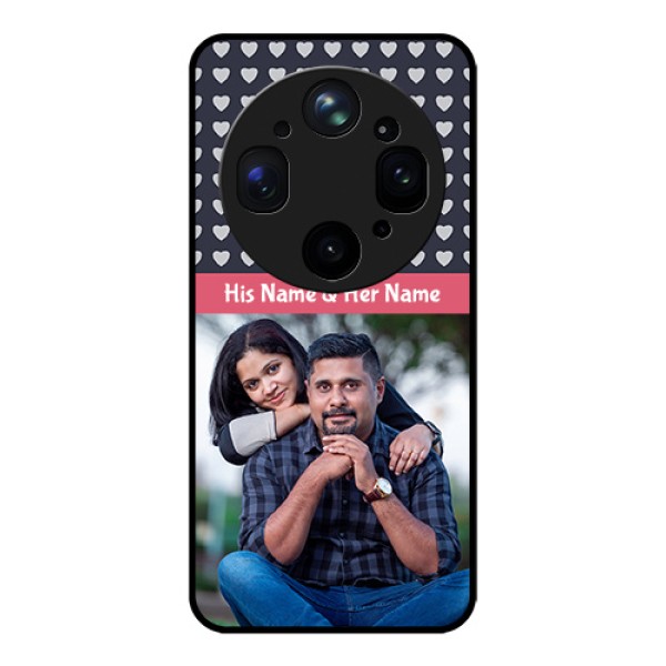 Oppo Find X9 Ultra 5G Custom Glass Phone Case - Love Symbols Design