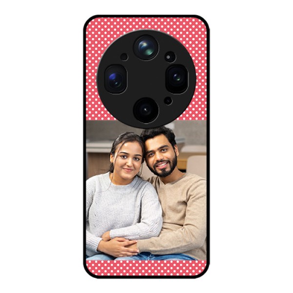 Oppo Find X9 Ultra 5G Custom Glass Phone Case - White Dotted Design