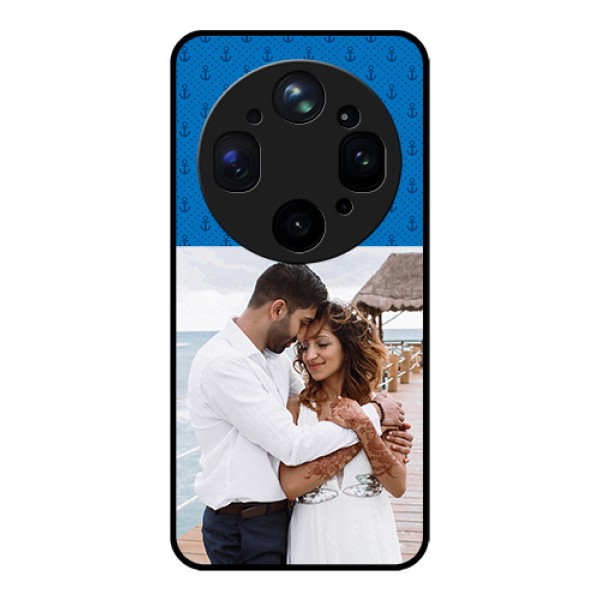 Oppo Find X9 Ultra 5G Custom Glass Phone Case - Blue Anchors Design