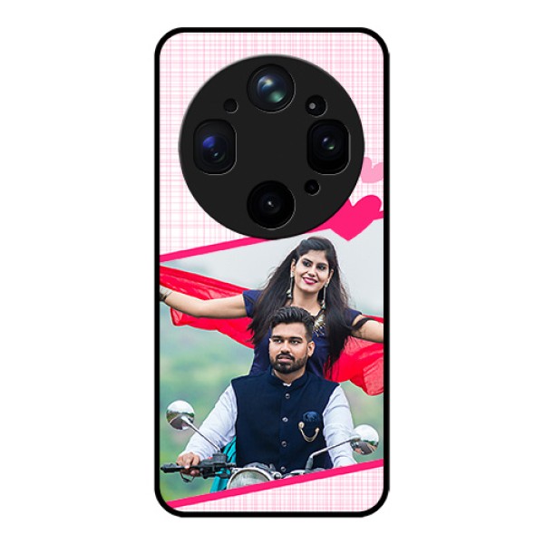 Oppo Find X9 Ultra 5G Custom Glass Phone Case - Love Shape Heart Design