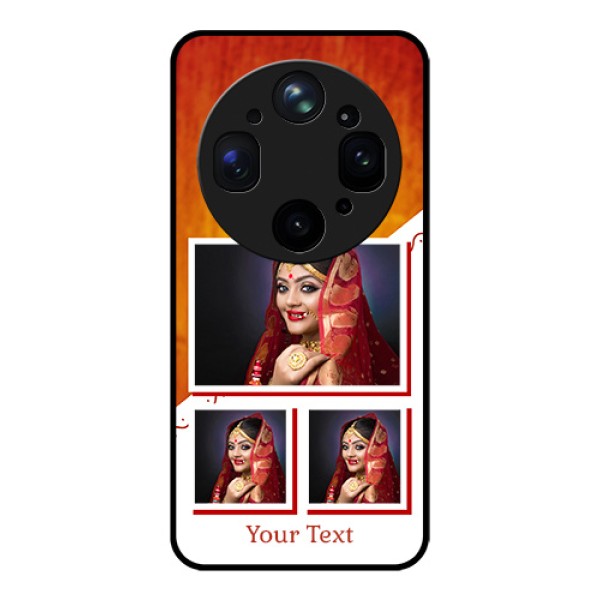 Oppo Find X9 Ultra 5G Custom Glass Phone Case - Wedding Memories Design