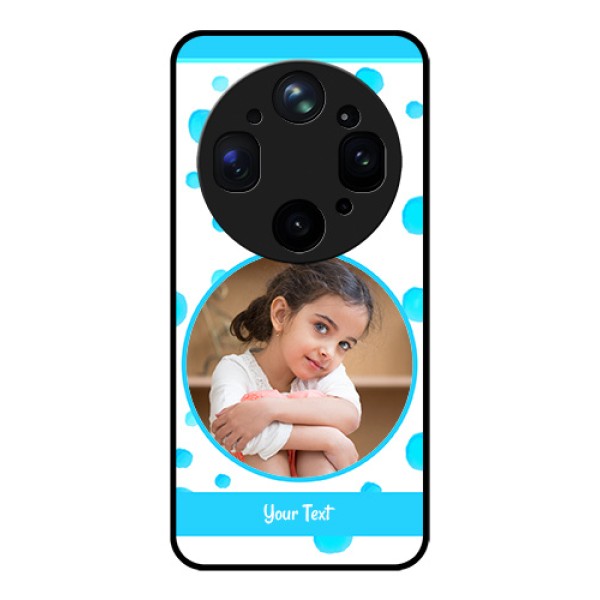 Oppo Find X9 Ultra 5G Custom Glass Phone Case - Blue Bubbles Pattern Design