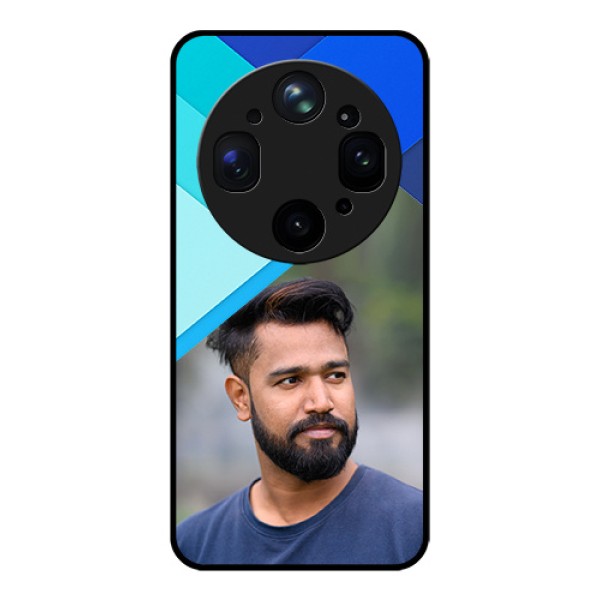 Oppo Find X9 Ultra 5G Custom Glass Phone Case - Blue Pattern Design