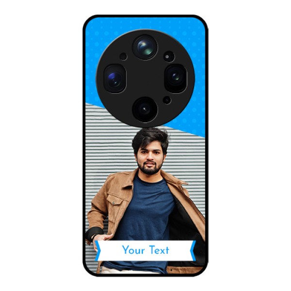Oppo Find X9 Ultra 5G Custom Glass Phone Case - Simple Blue Color Design