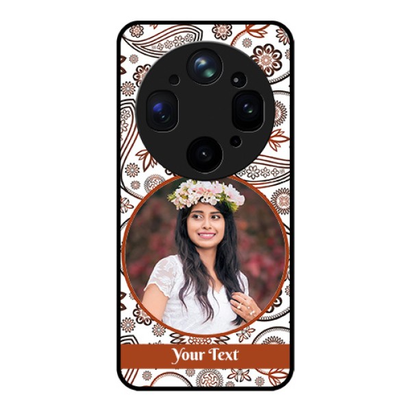 Oppo Find X9 Ultra 5G Custom Glass Phone Case - Abstract Flower Design
