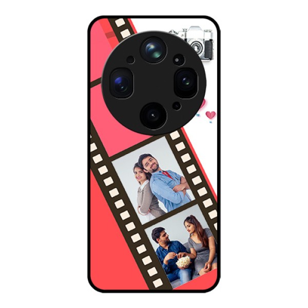 Oppo Find X9 Ultra 5G Custom Glass Phone Case - 3 Image Holder With Film Reel