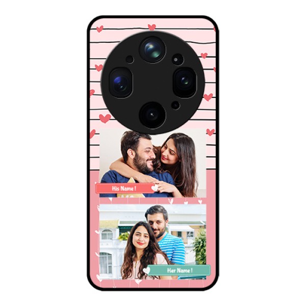 Oppo Find X9 Ultra 5G Custom Glass Phone Case - Photo With Heart Design
