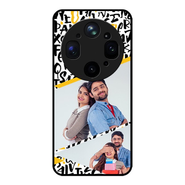 Oppo Find X9 Ultra 5G Custom Glass Phone Case - Letters Pattern Design