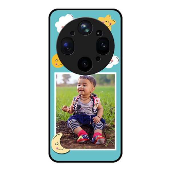 Oppo Find X9 Ultra 5G Custom Glass Phone Case - Smiley Kids Stars Design