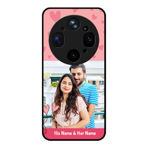 Oppo Find X9 Ultra 5G Custom Glass Phone Case - Love Design Peach Color Oppo Find X9 Ultra 5G Custom Glass Phone Case - Love Design Peach Color