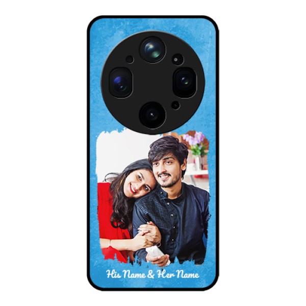 Oppo Find X9 Ultra 5G Custom Glass Phone Case - Blue Color Vintage Design Oppo Find X9 Ultra 5G Custom Glass Phone Case - Blue Color Vintage Design